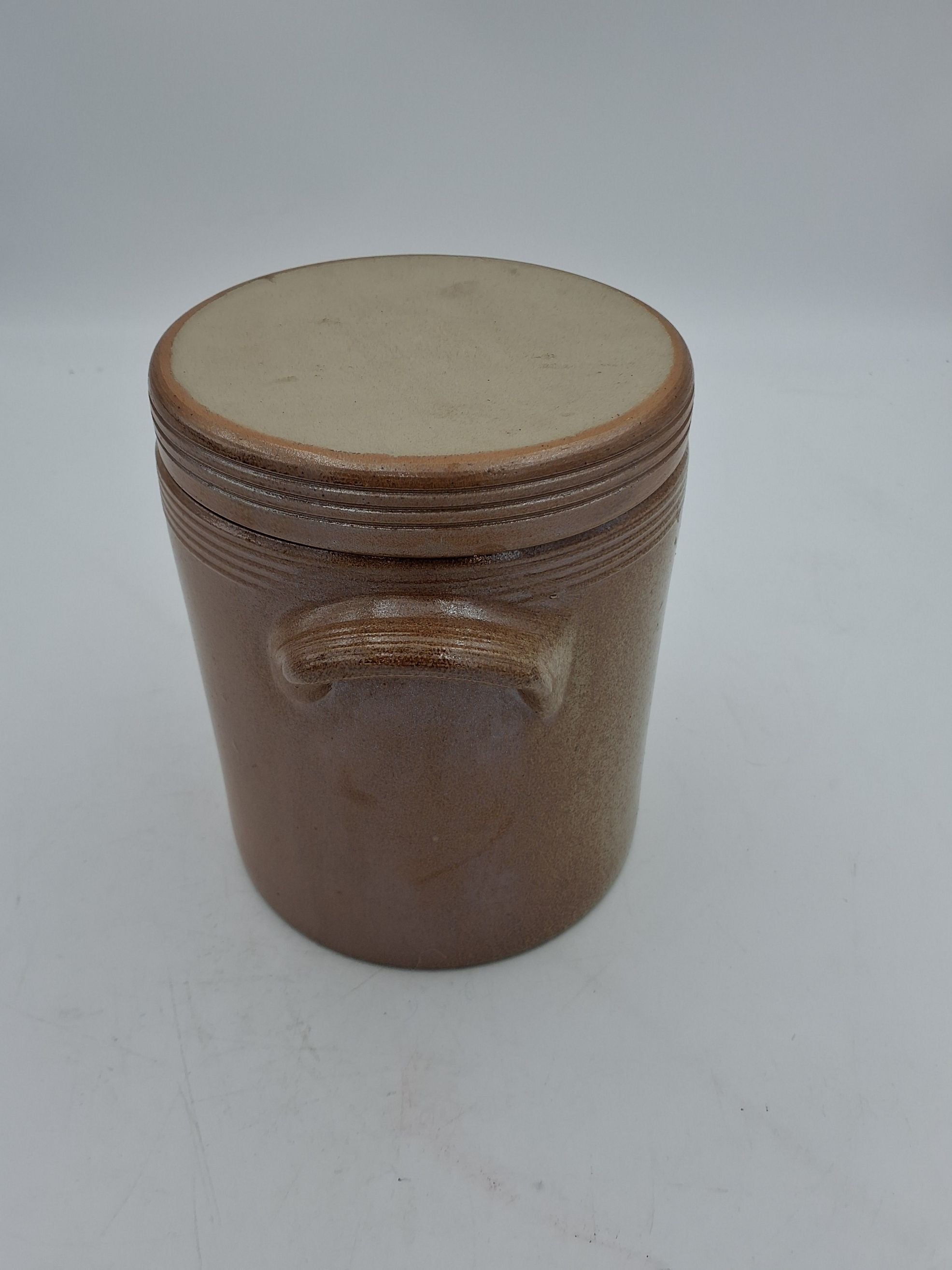 Fransk vintage stentøjskrukke