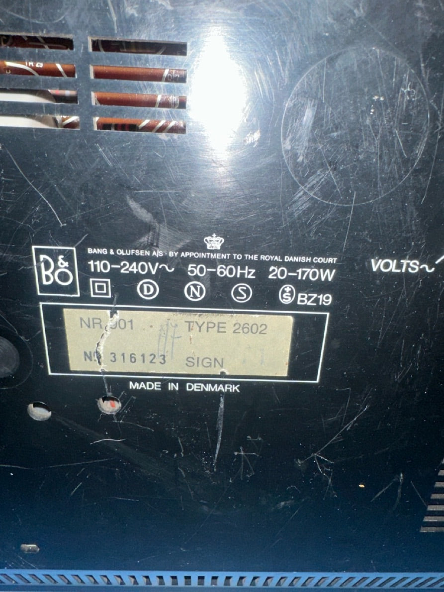 Beomaster 901 + højtalere