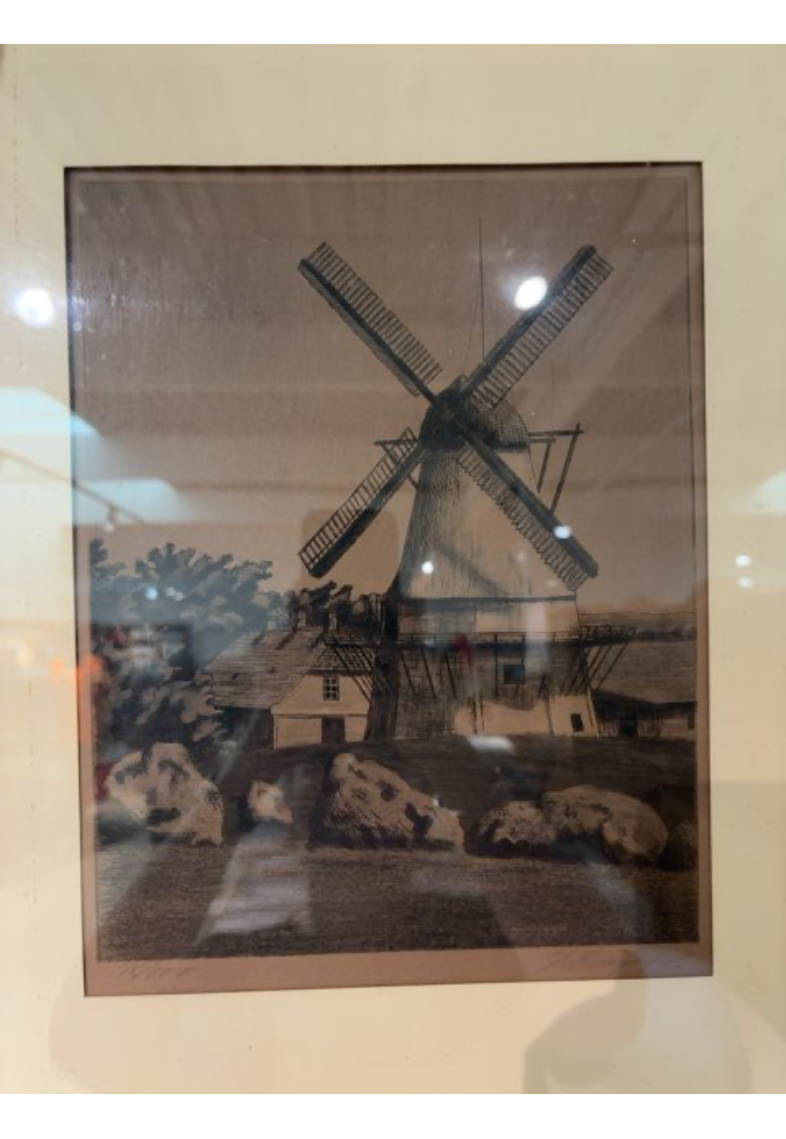Illustration af mølle