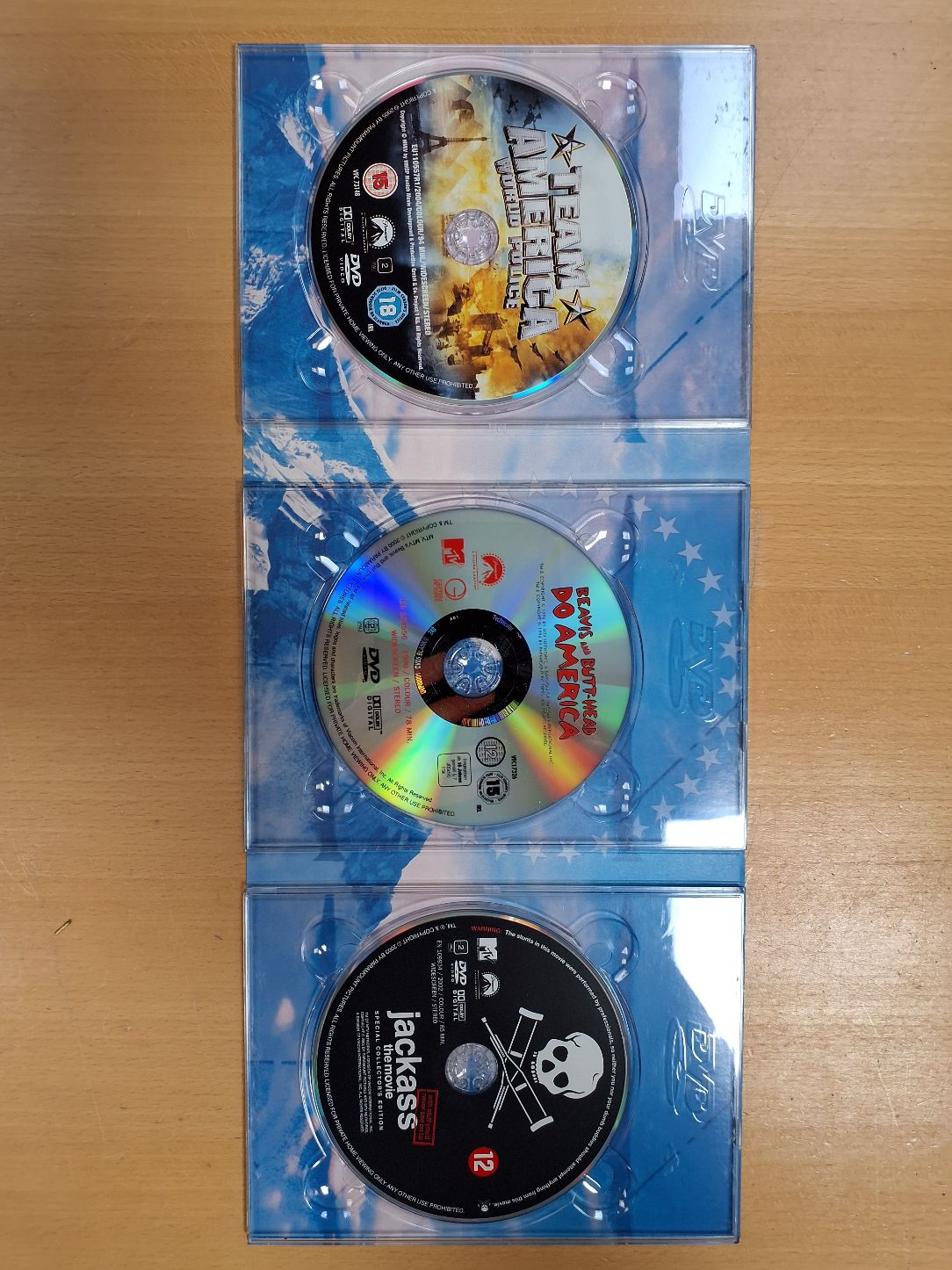 Dvd Team America Jackass Beavis & Butthead