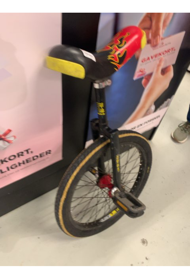 Et hjulet cykel