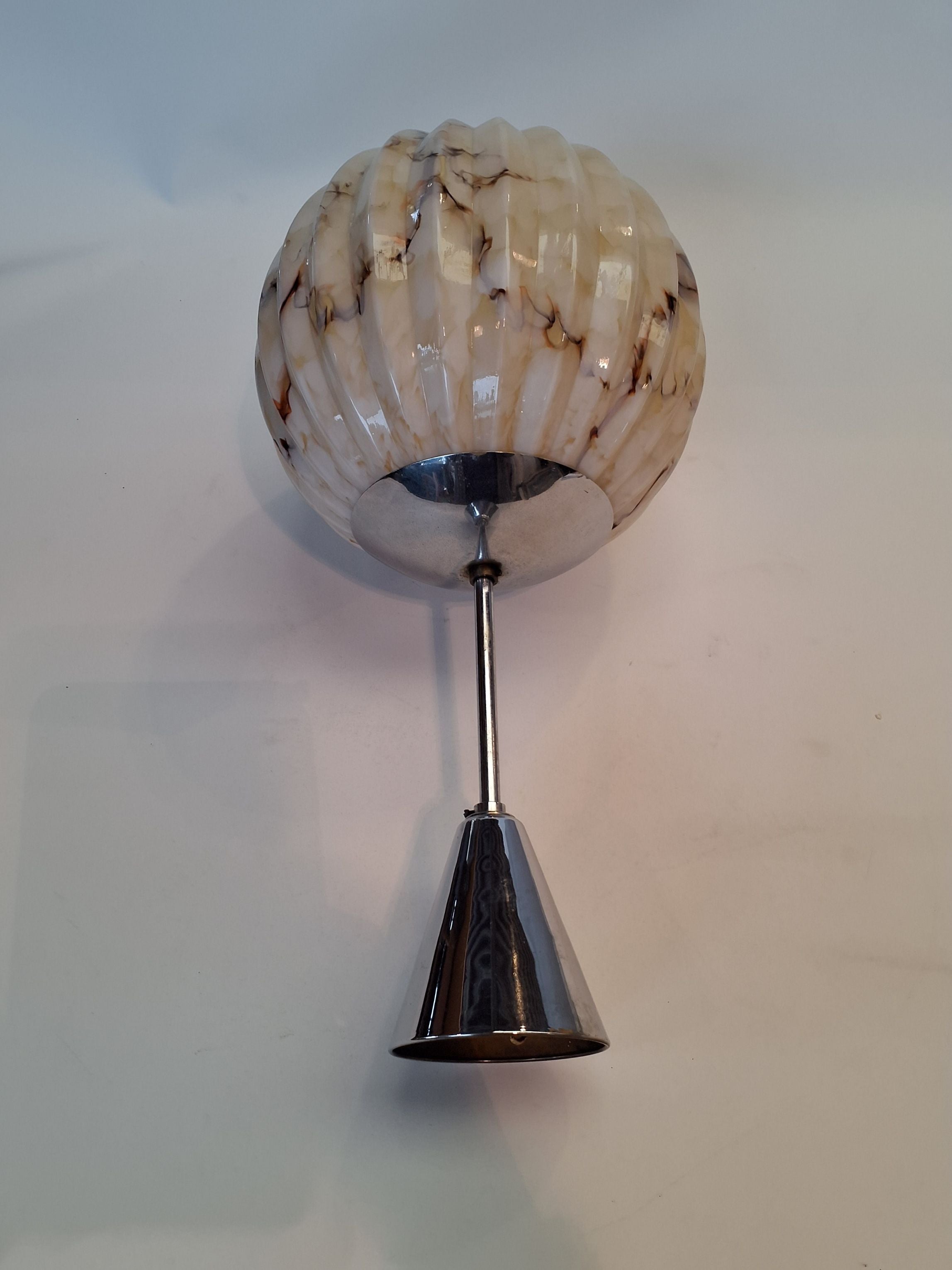 Fin Art Deco loftlampe