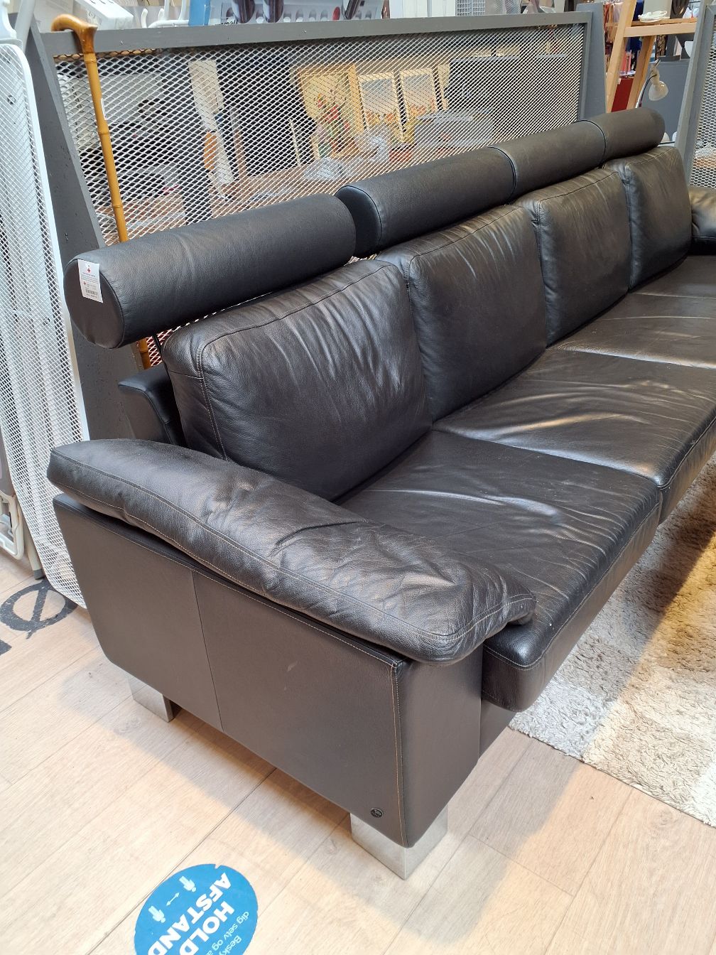 Hurup hjørnesofa i læder