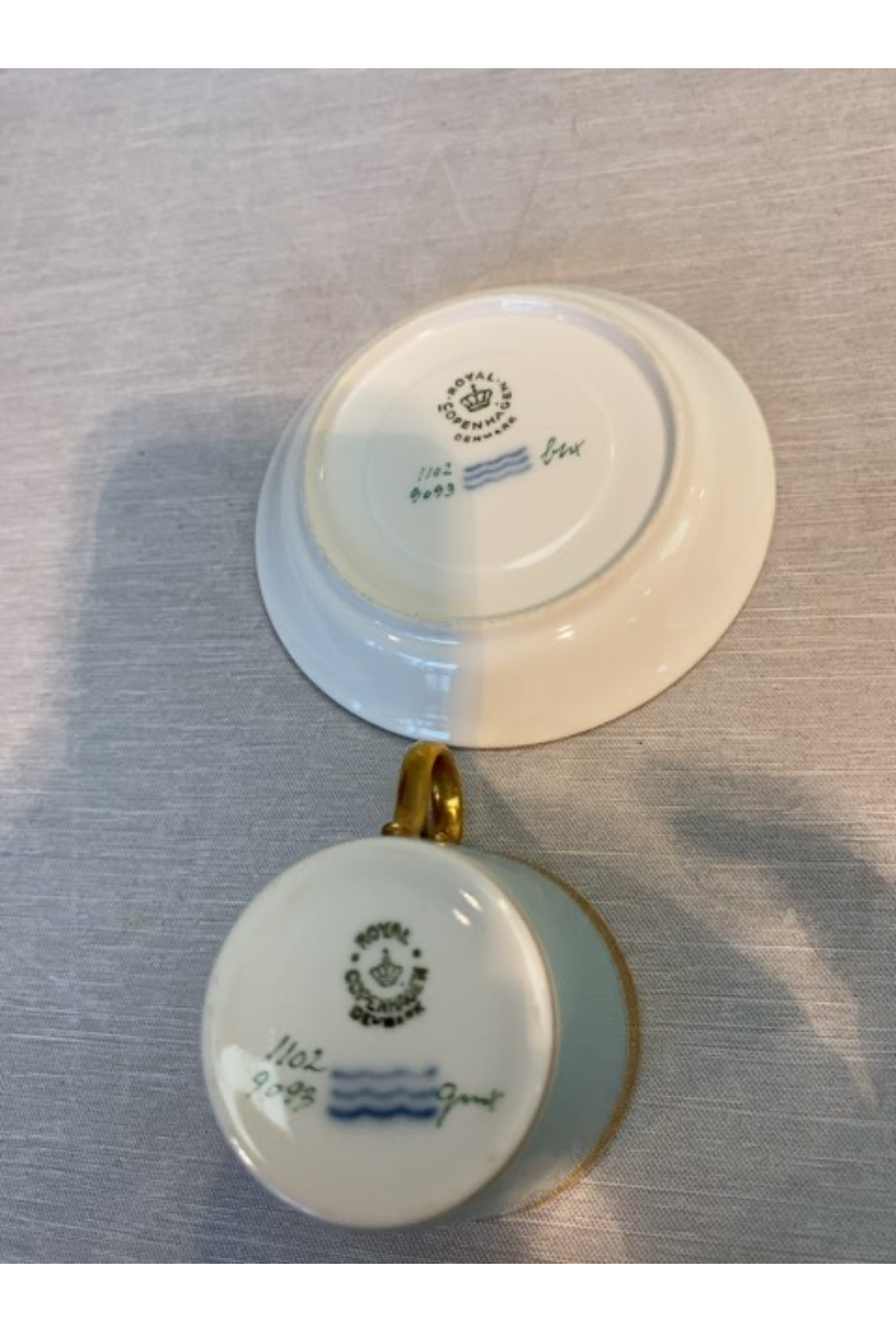 Royal Copenhagen lys blå