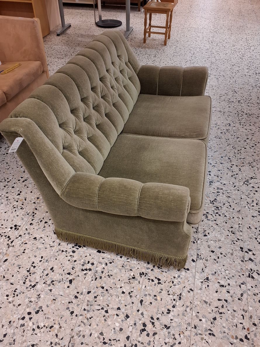 2 personers Velour sofa