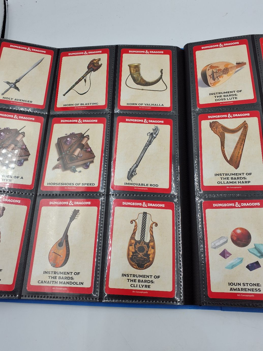 D & D Magic Item cards