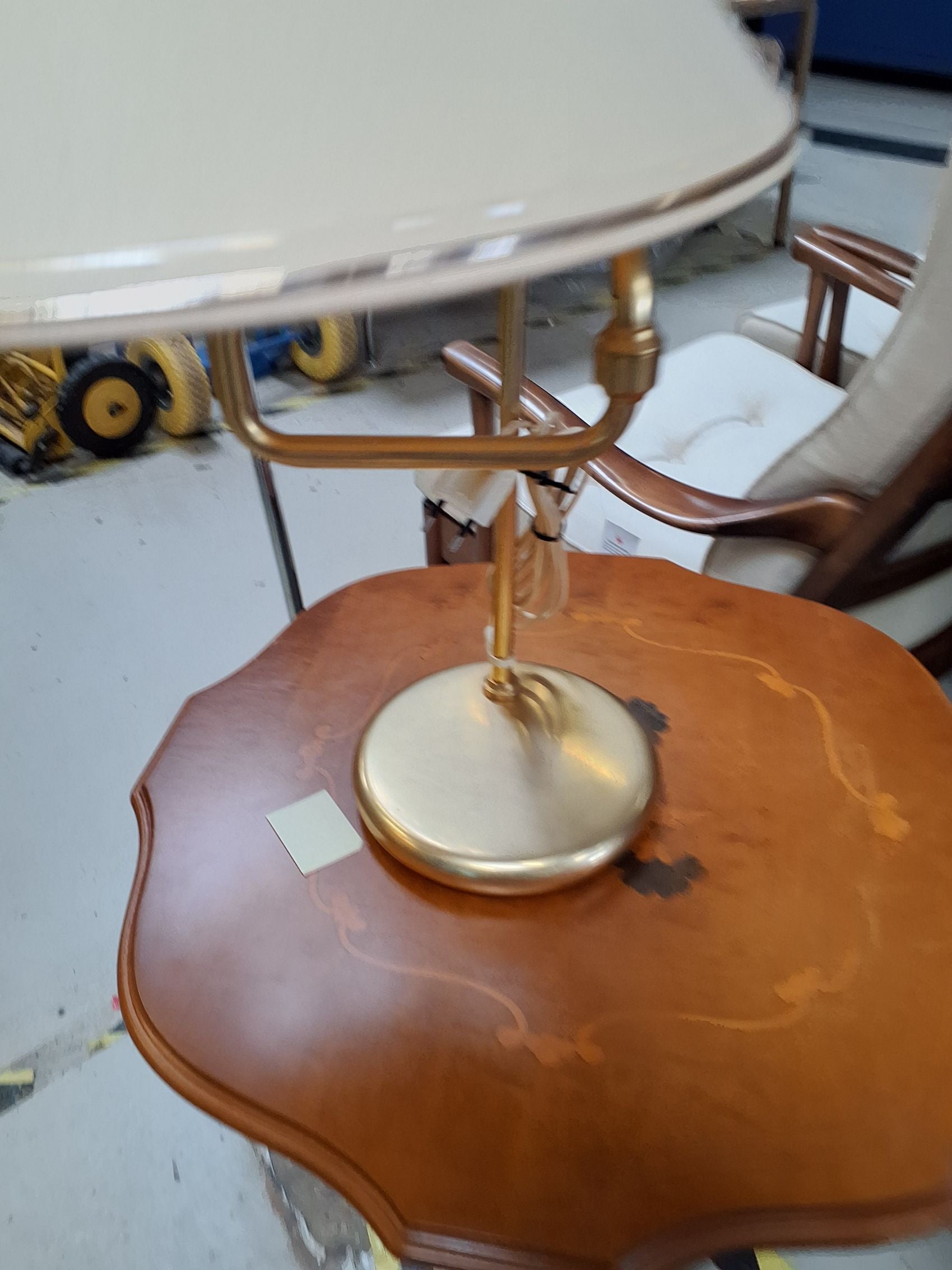 Bordlampe messing