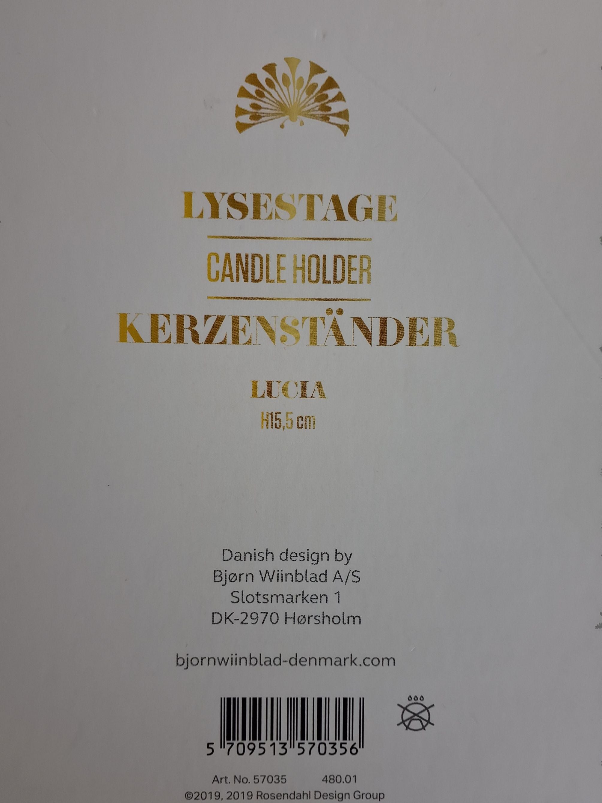 Lucia lysestage Wiinblad