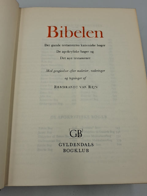 Biblen Illustrationer af Rembrandt