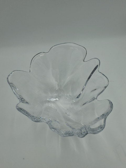 Stor glas skål fra Holmegaard