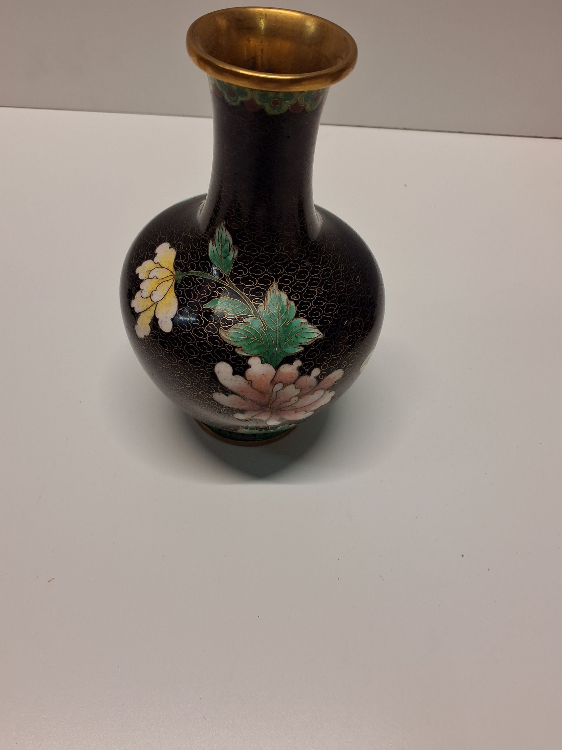 Kinesisk cloisonne vase