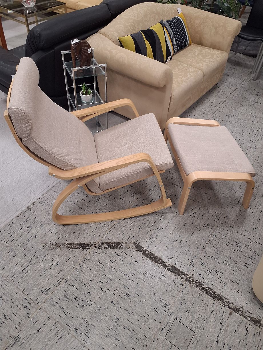 Ikea Poäng lænestol & skammel