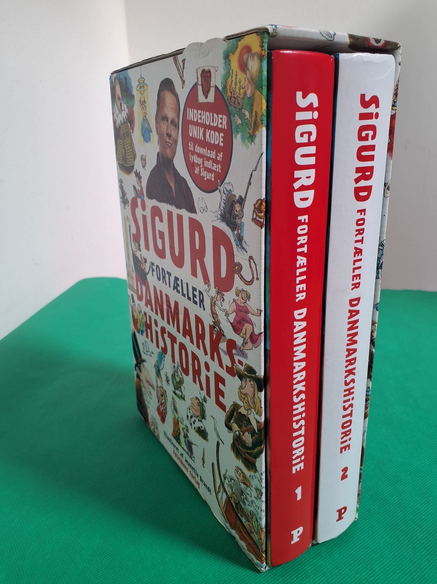 Sigurd fortæller danmarkshistorie bind 1+2