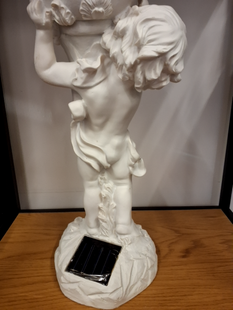 Statue med led-lys