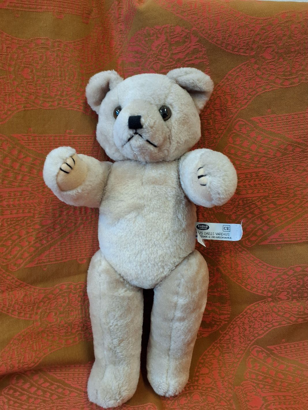 Lysebrun blød bamse
