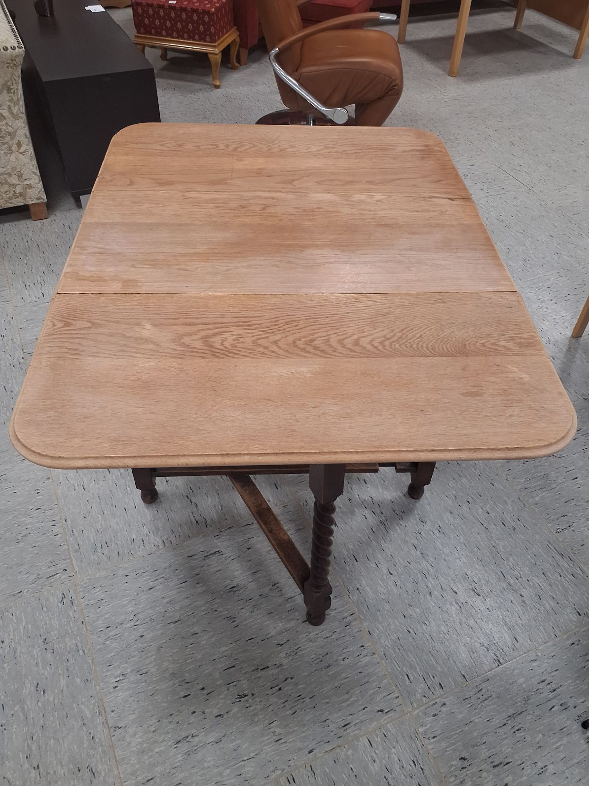 Vintage spisebord m udtræk