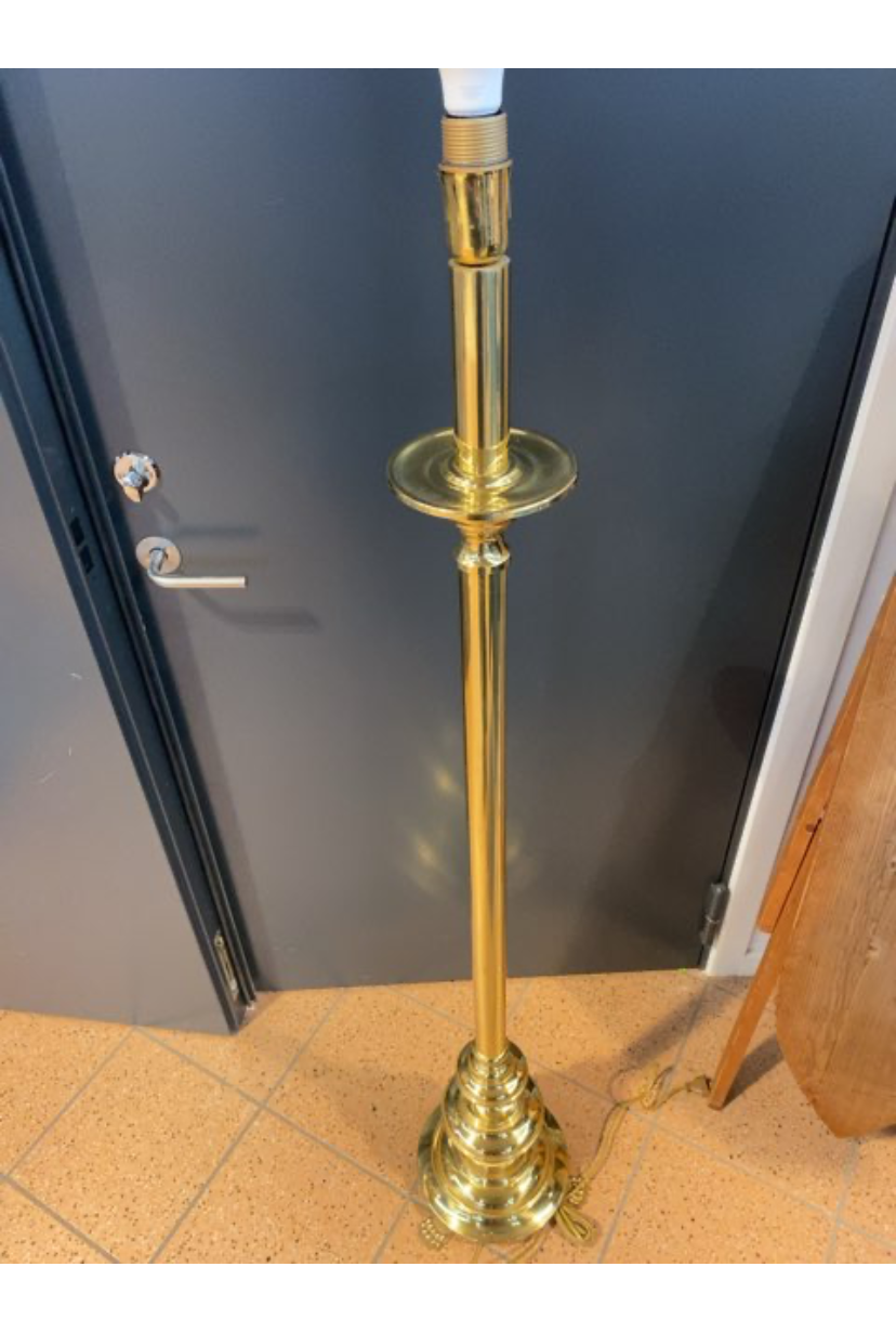 Messing Gulv lampe