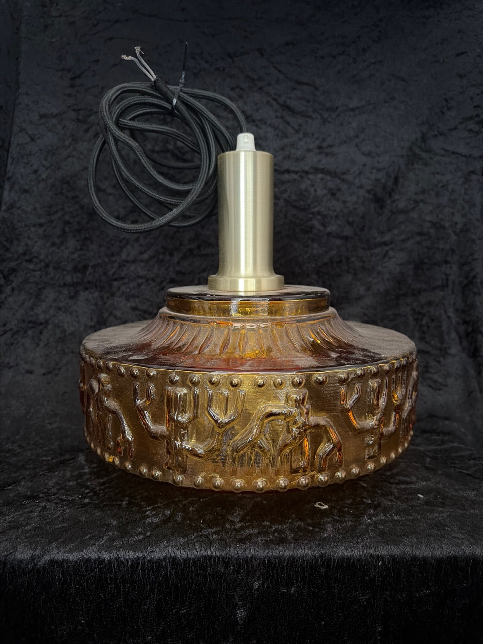 Loftlampe gulligt glas