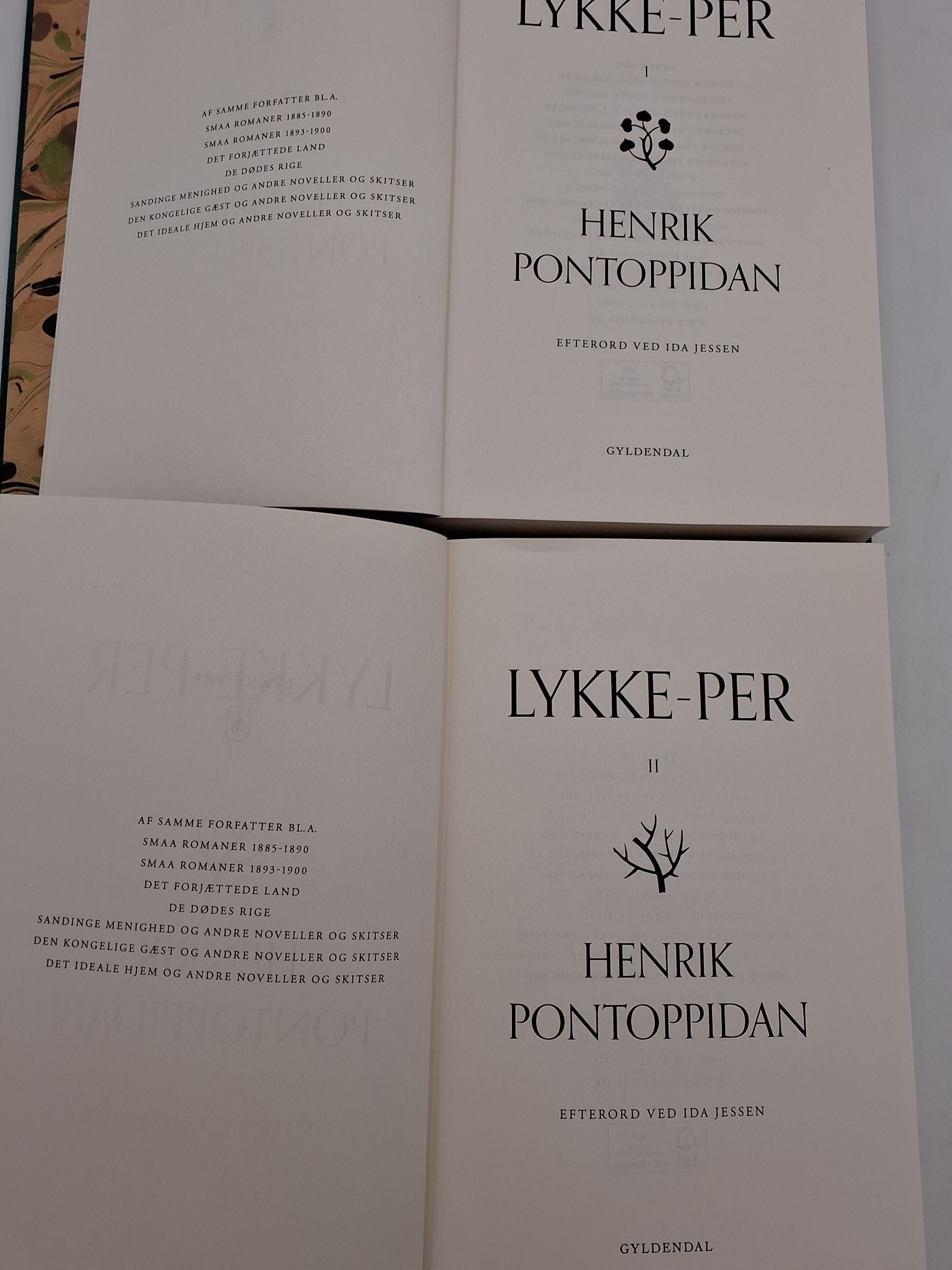Lykke-Per 1og 2, af Henrik Pontoppidan