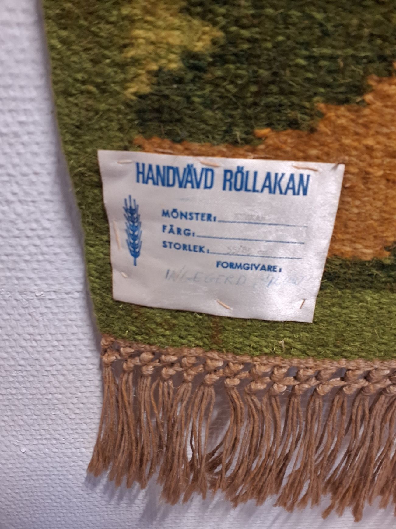 Kelim vægtæppe af Ingegerd Silow
