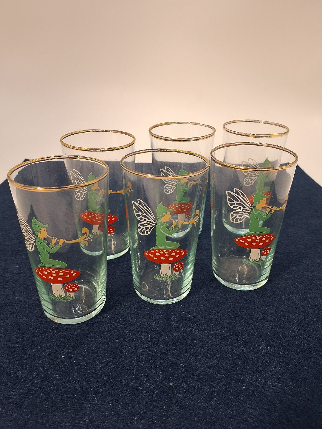6 x Pixie glas Peter Pan