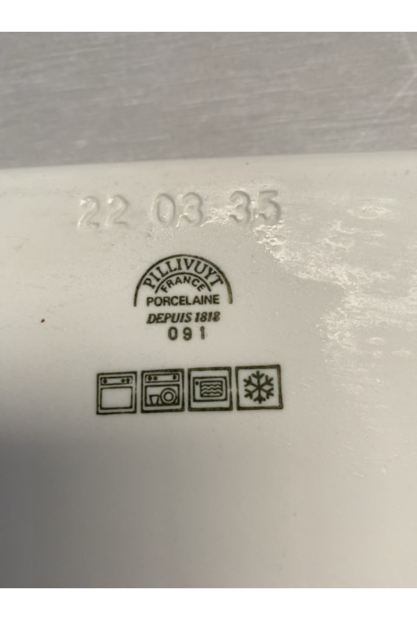 Pillivuyt oven fast fad