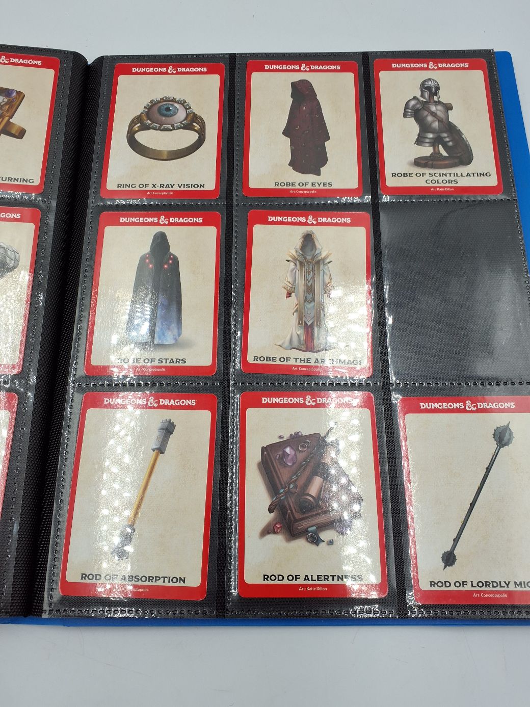 D & D Magic Item cards