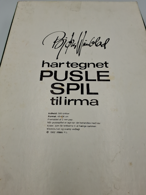 Originalt Bjørn Wiinblad Puslespil