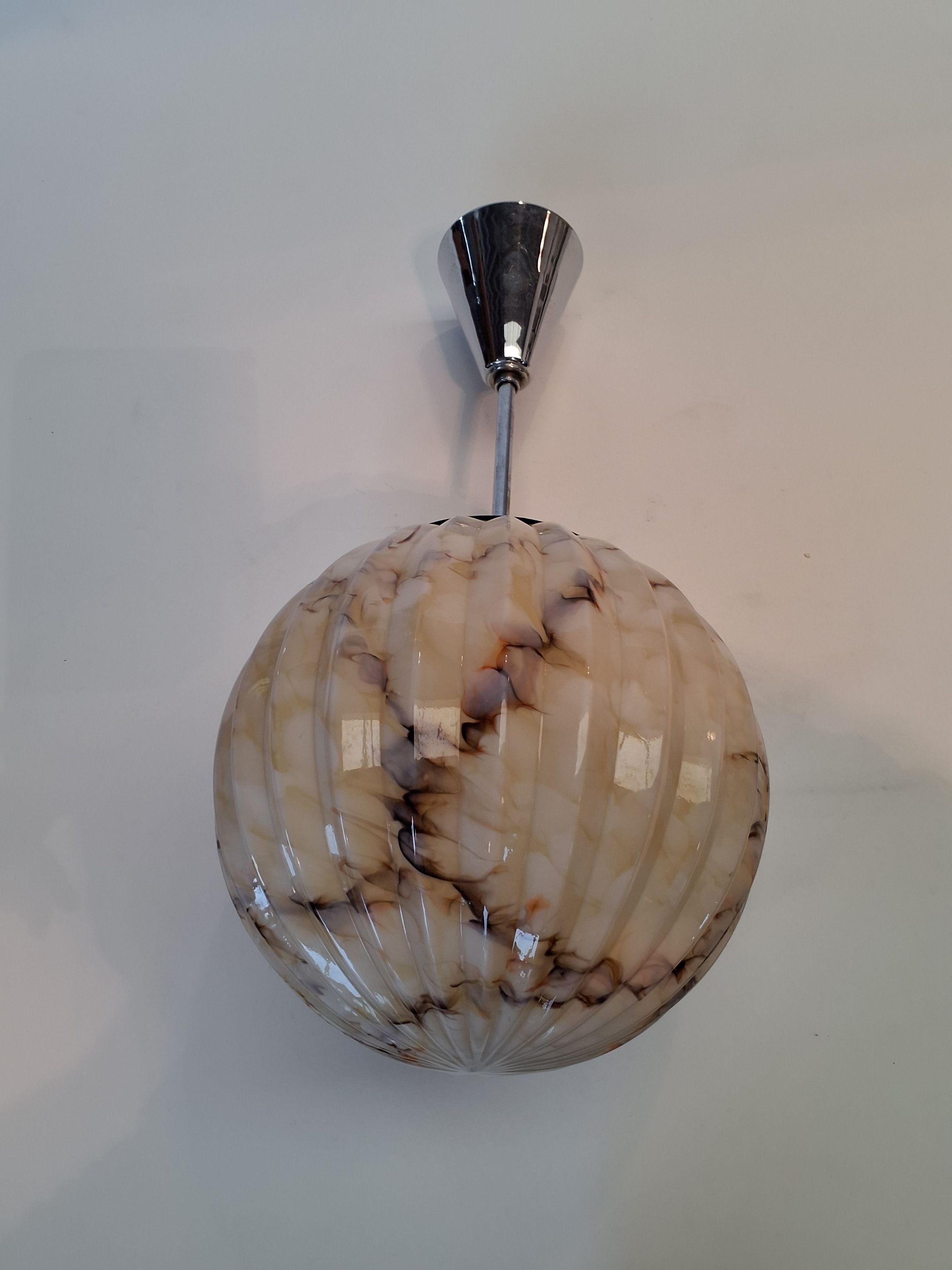 Fin Art Deco loftlampe