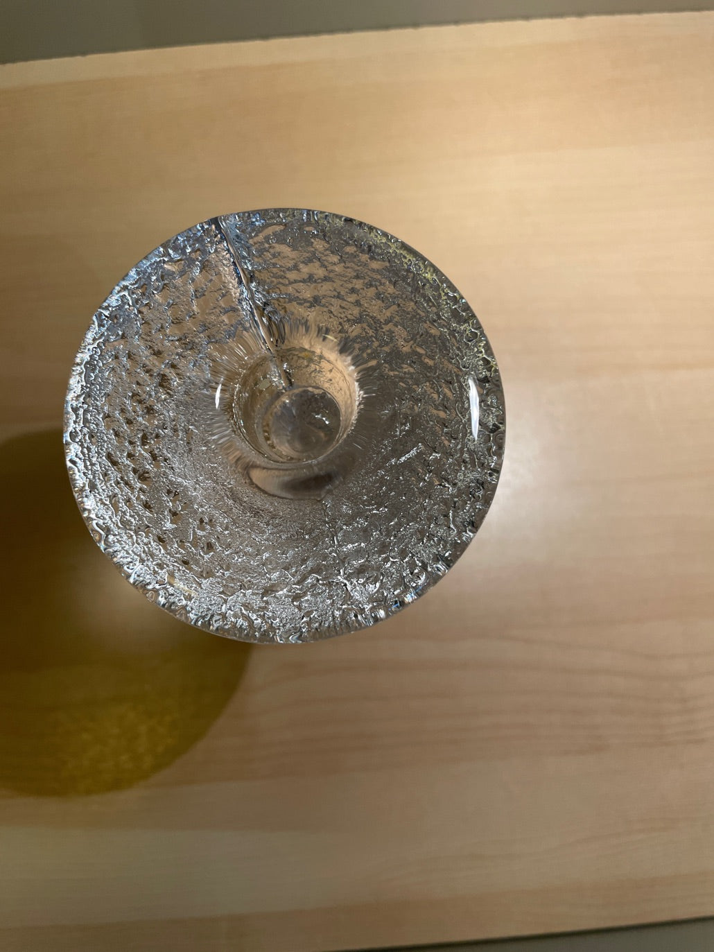 Lysestage i glas