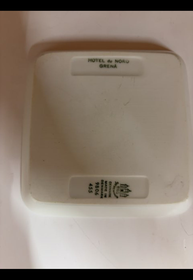 Blå Royal Copenhagen platte