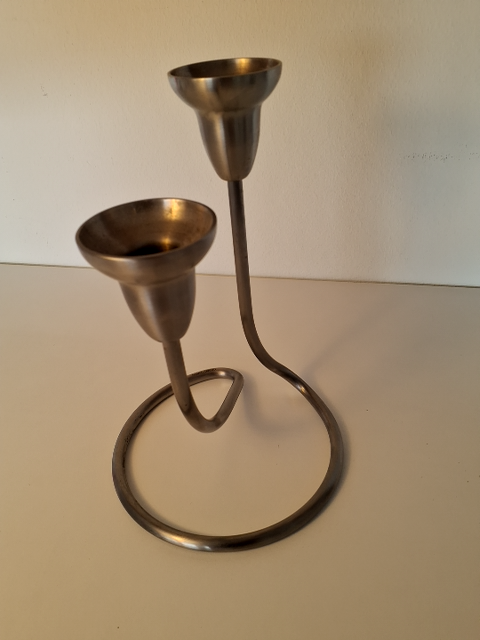 Georg Jensen Swing Dobbelt lysestage
