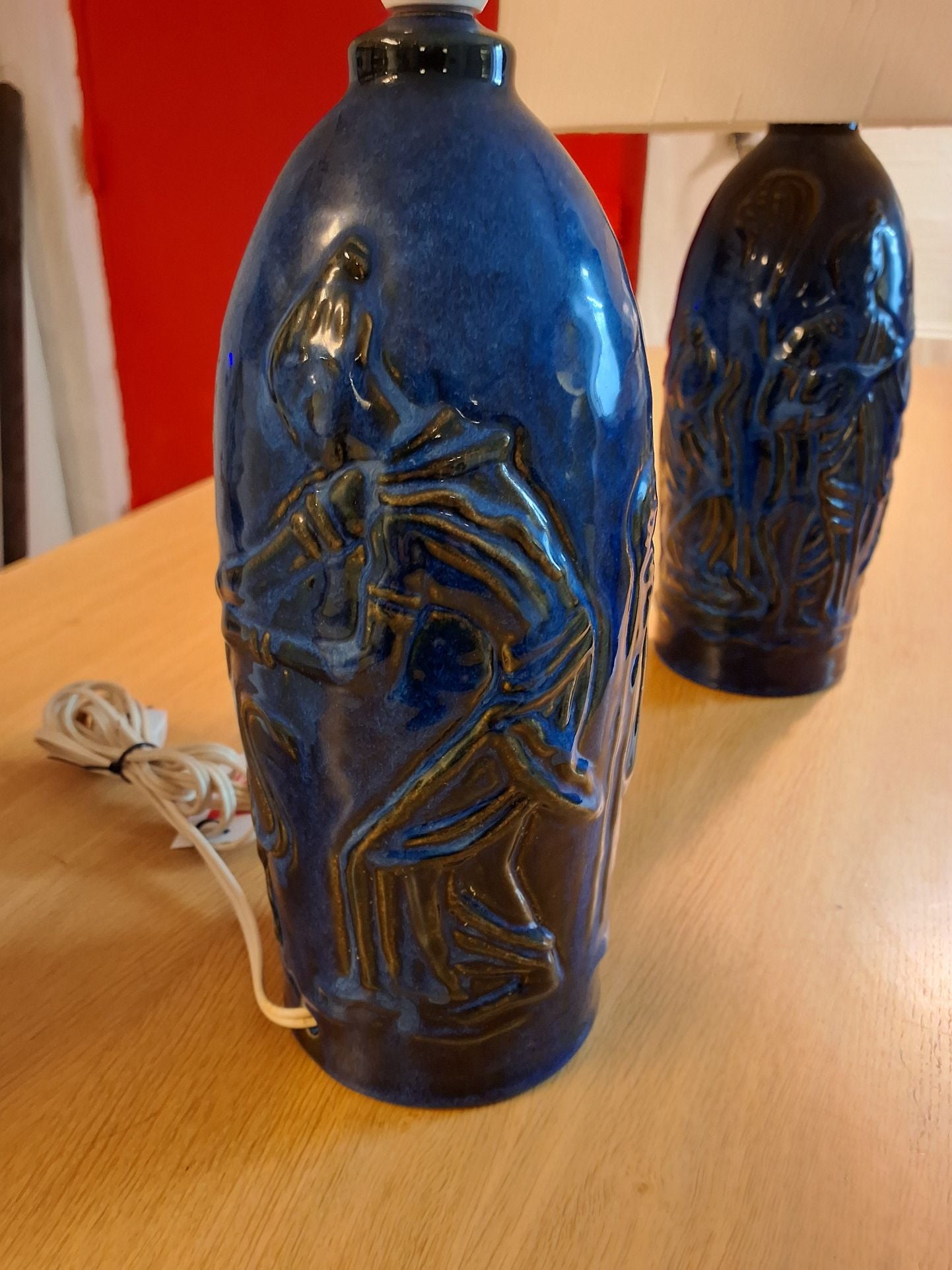 L.Hjorth Keramik lampe