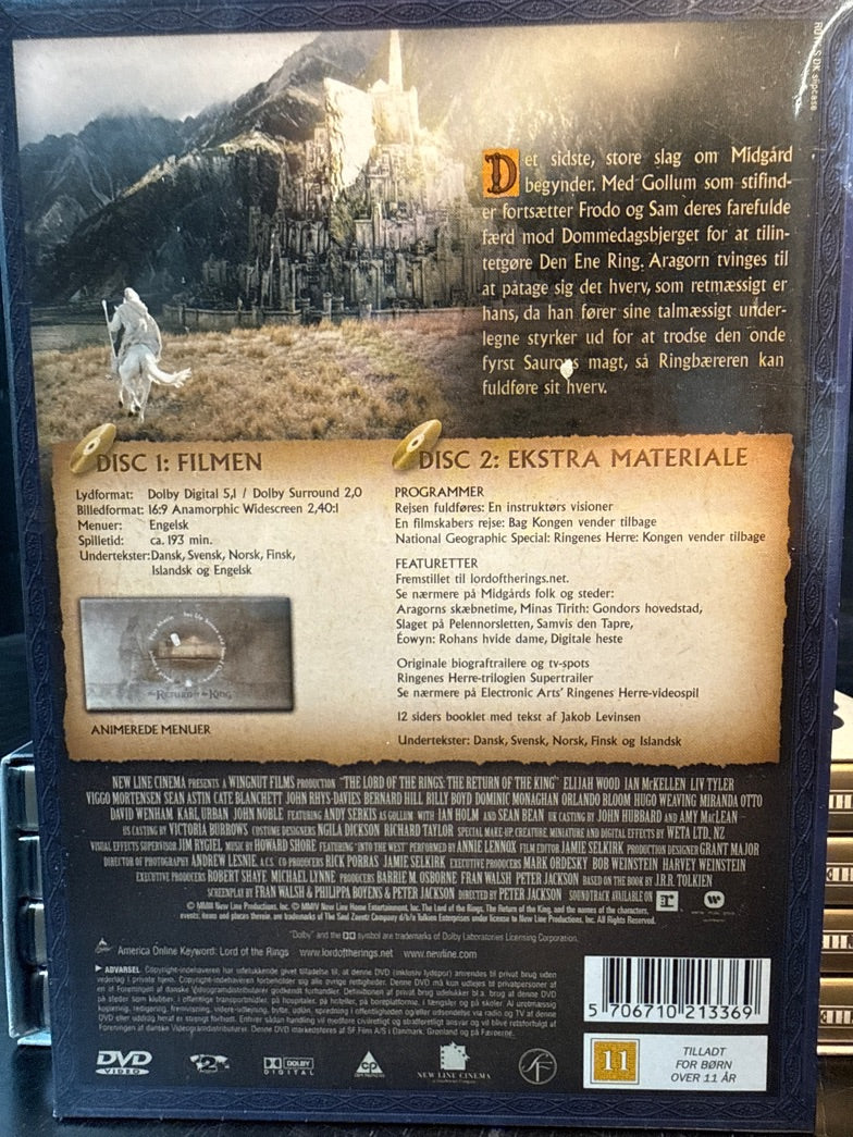 DVD - Ringenes herre trilogien - Mint