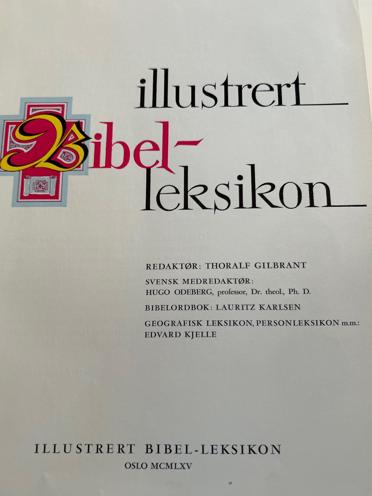 Illustreret bibelleksikon 2 bind