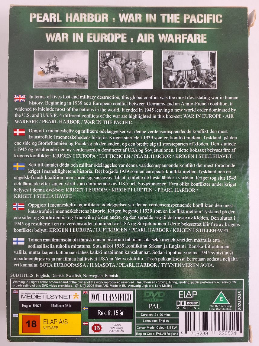 Dvd box: World War II