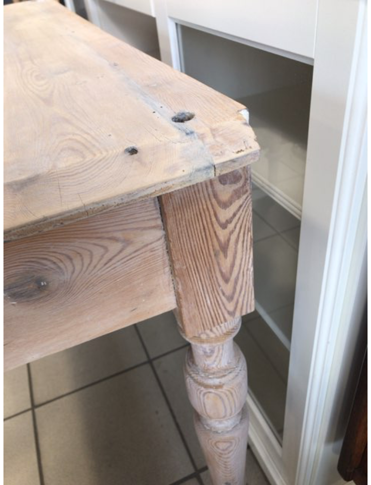 Gammelt skrivebord
