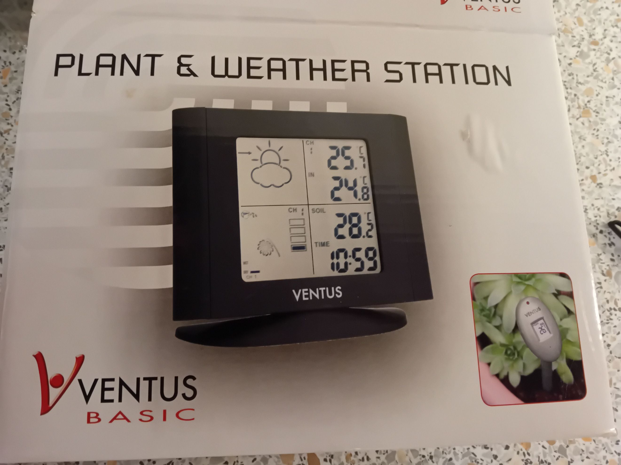 Vejr- og plantestation.