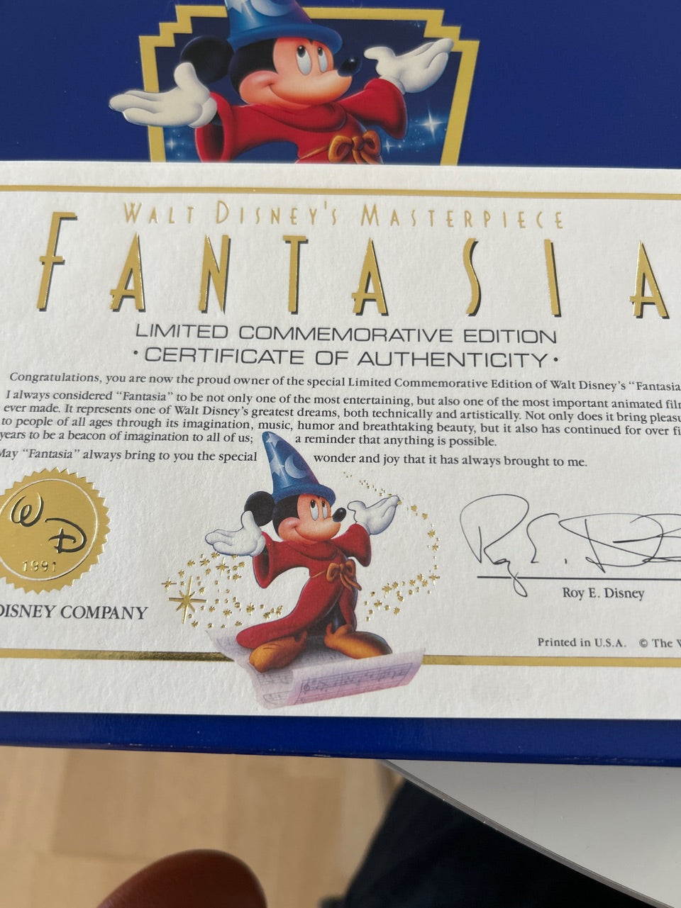 Fantasia boks af Walt Disney
