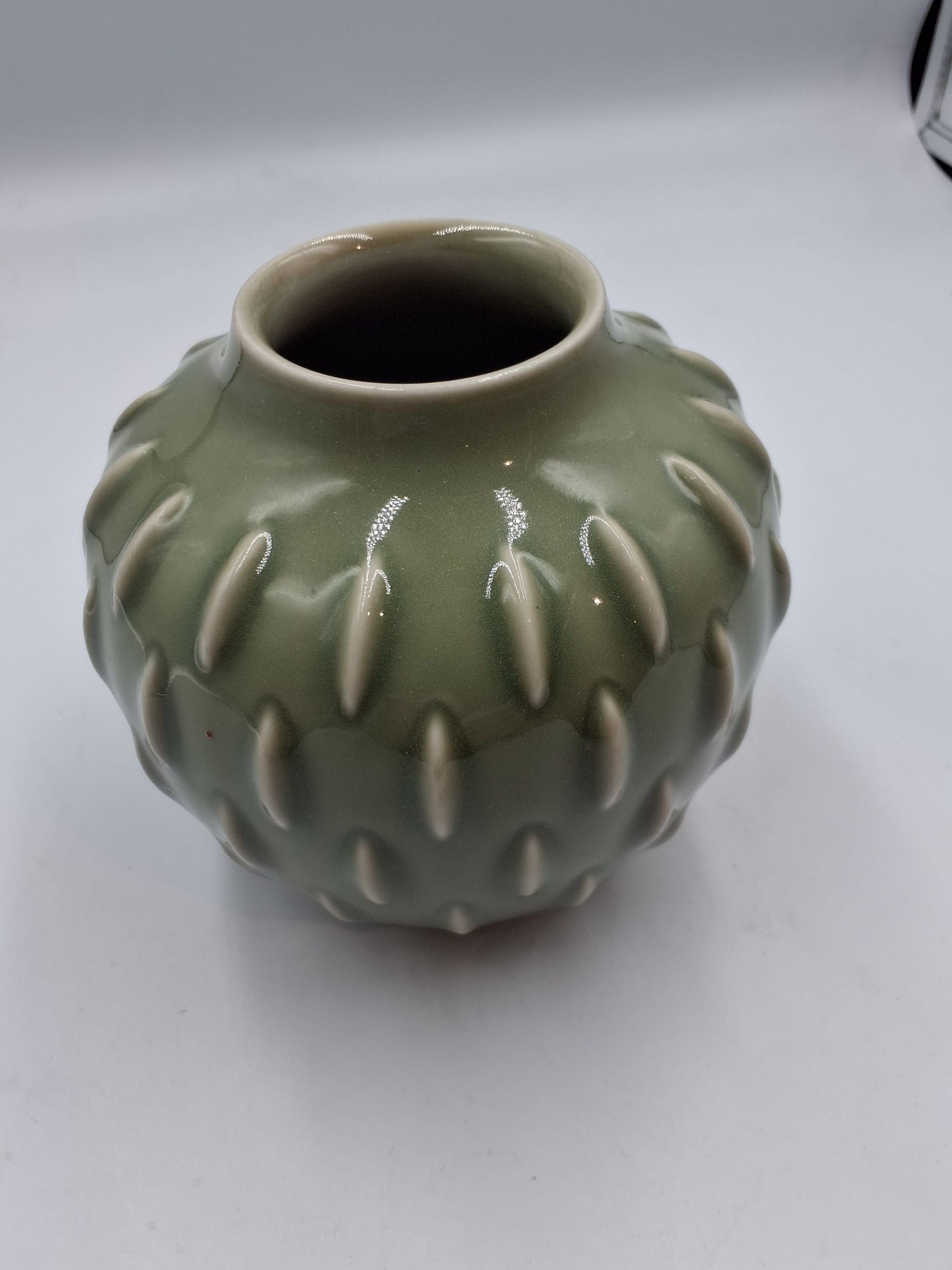 Royal Copenhagen grøn vase