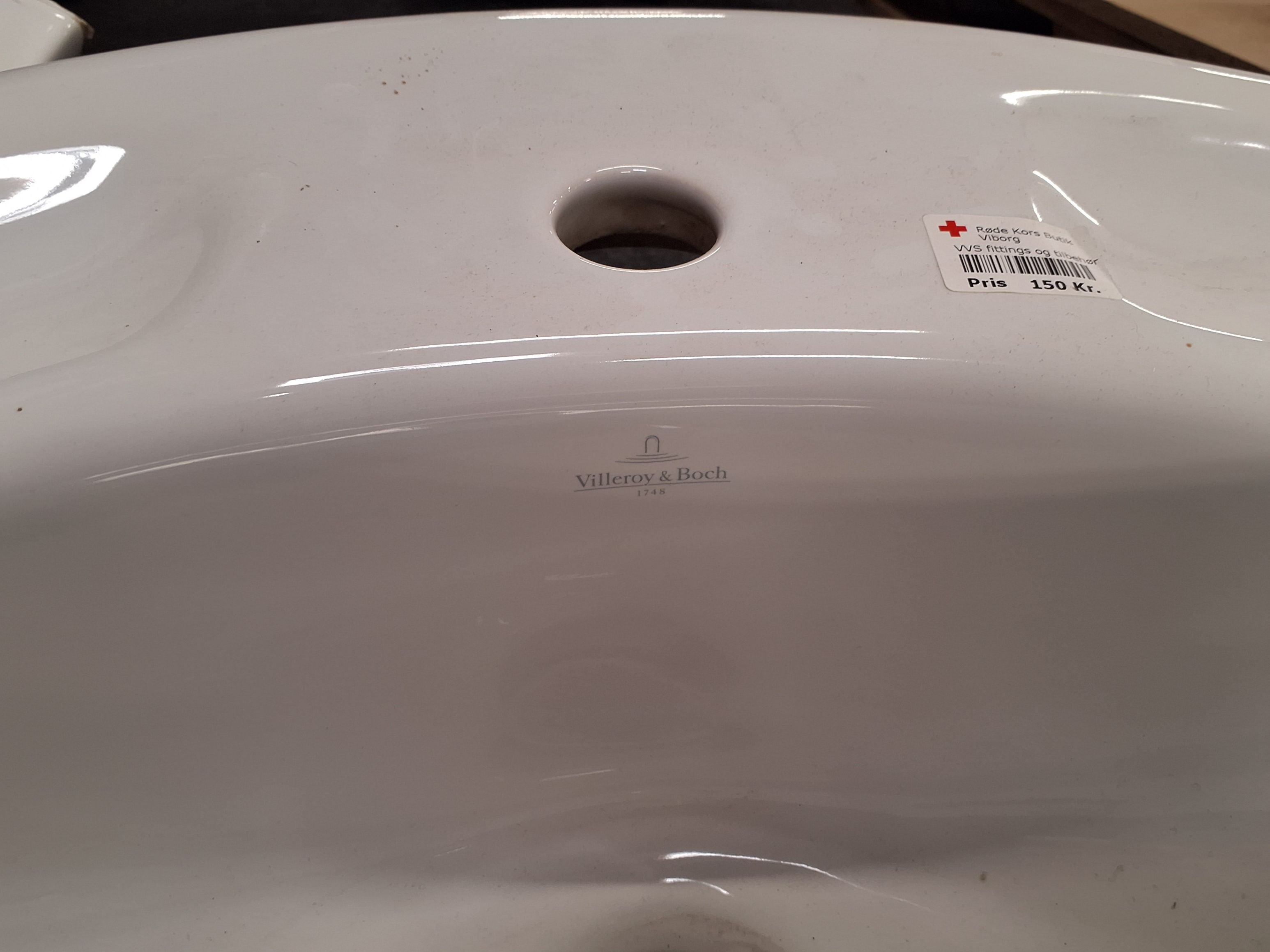 Oval porcelæn vask
