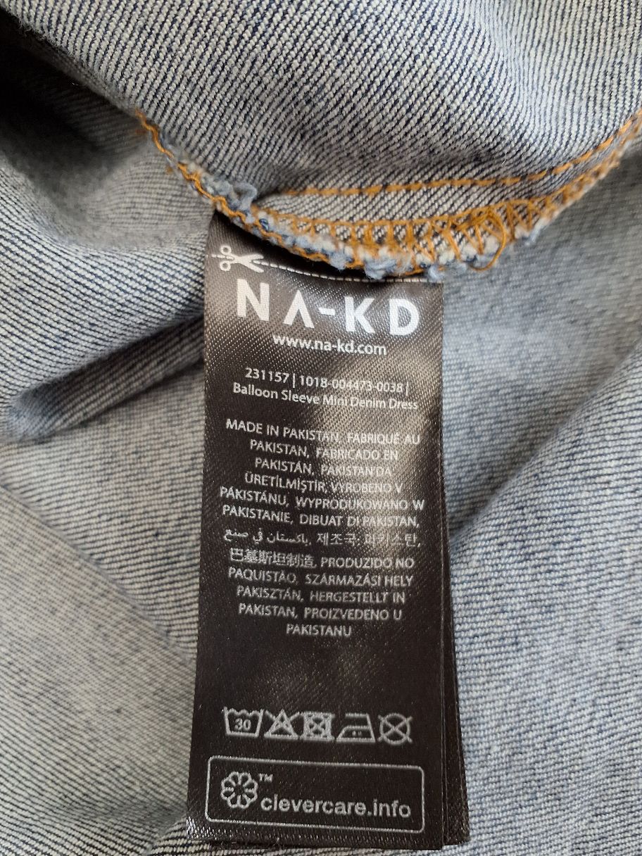Na-Kd Denim Kjole