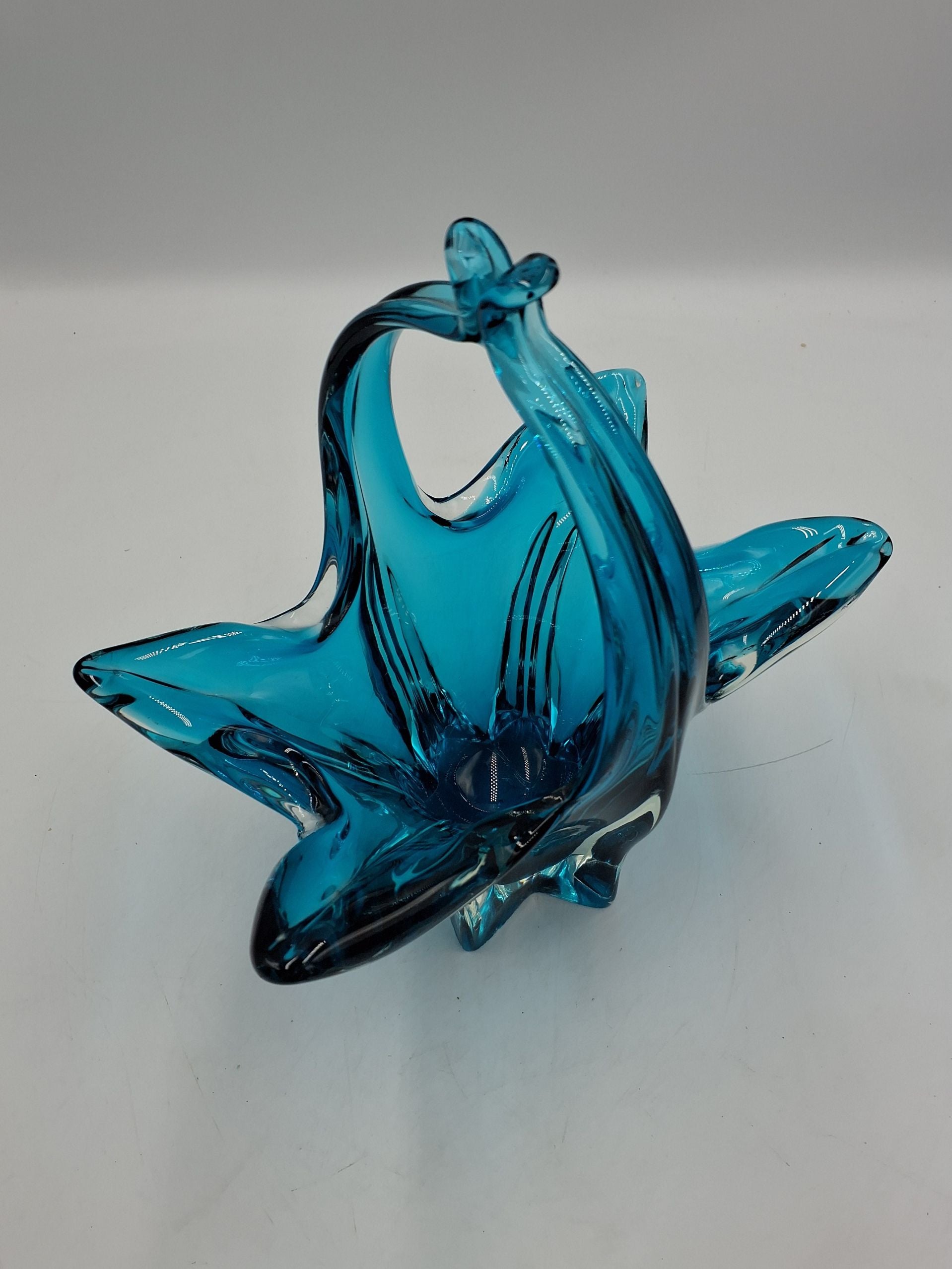 Sjældent Vintage Murano glaskurv