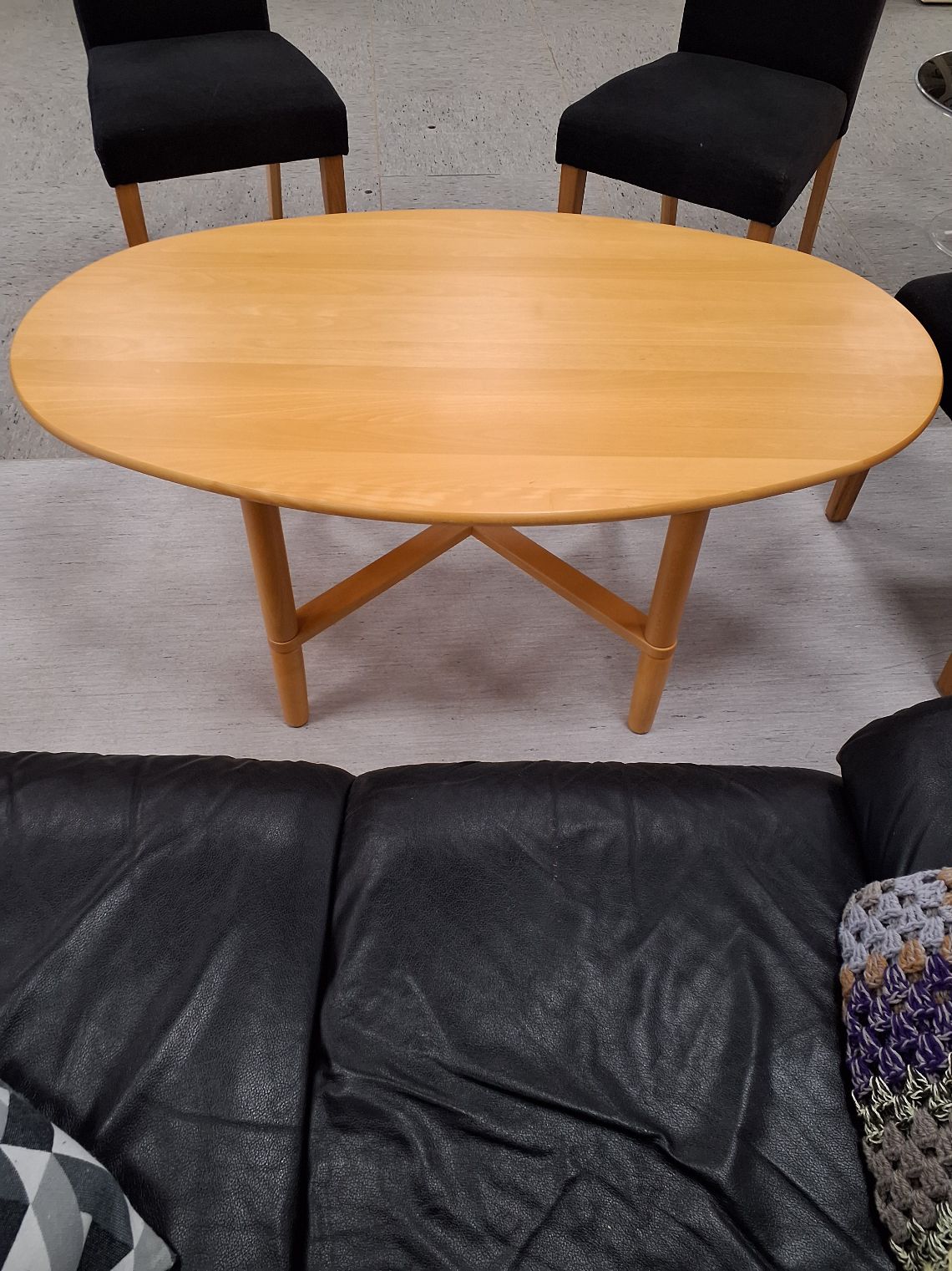 Haslev sofabord oval