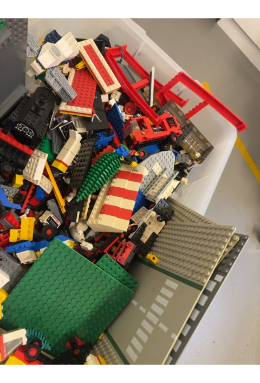 Lego kasse, 15,1 kg