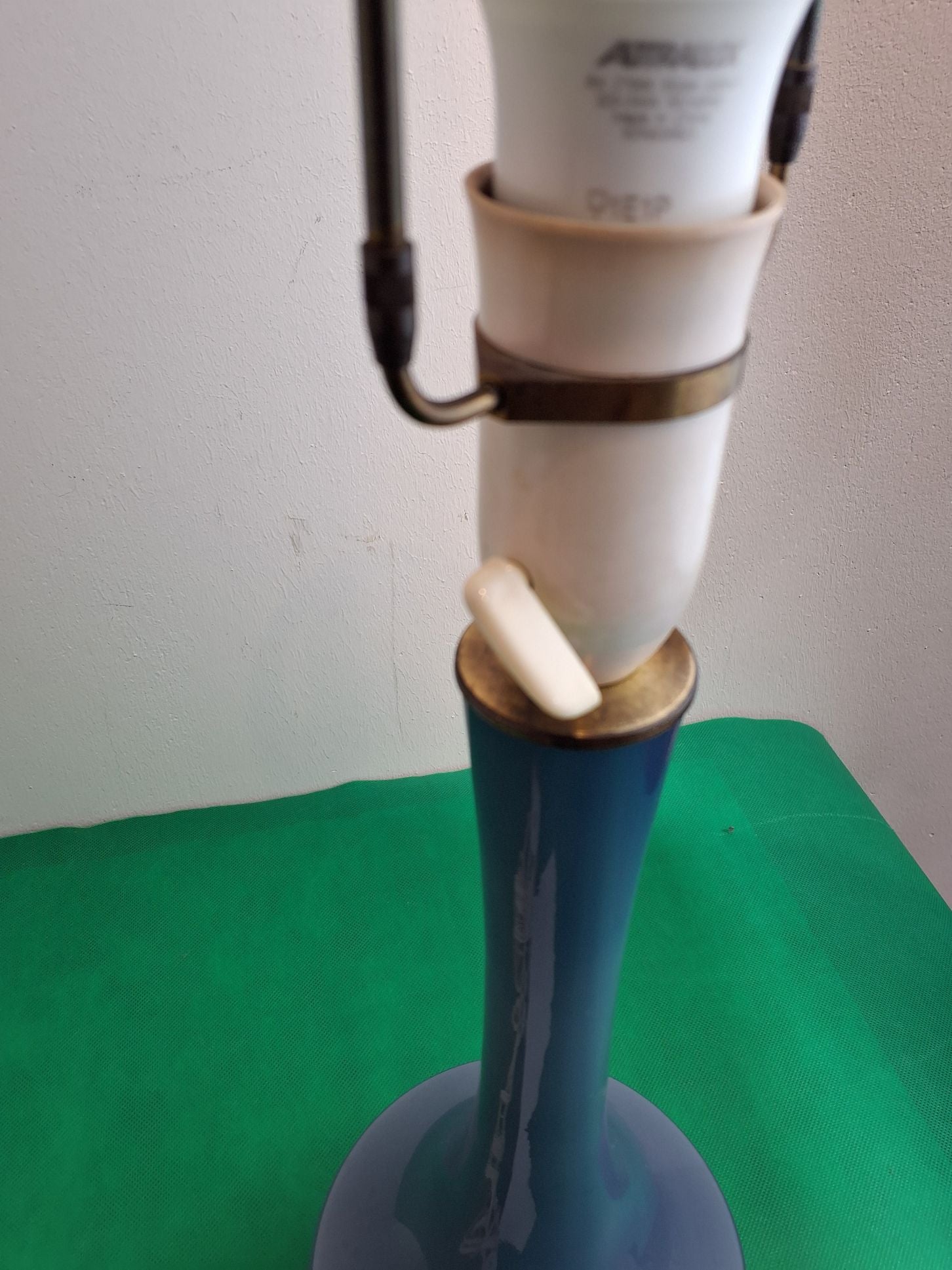 Bordlampe kastrup glas