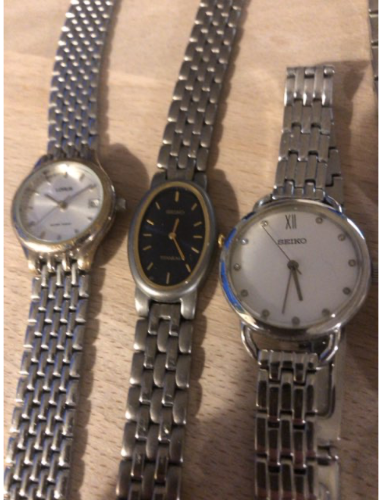 Armbåndsure, dame 5 stk.