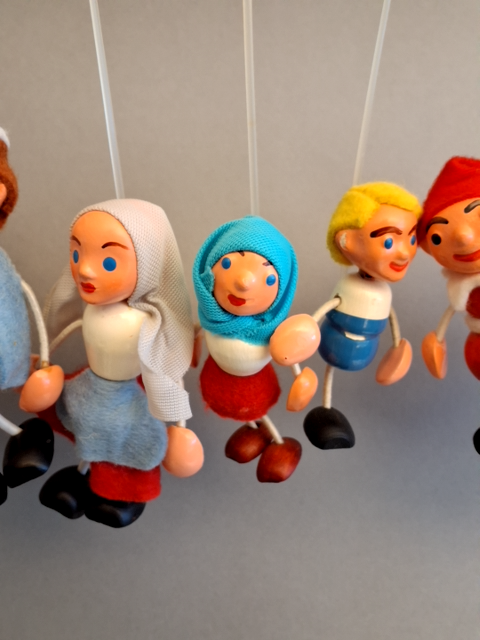 JasLoutky, 10 vintage dukker til dukketeater.