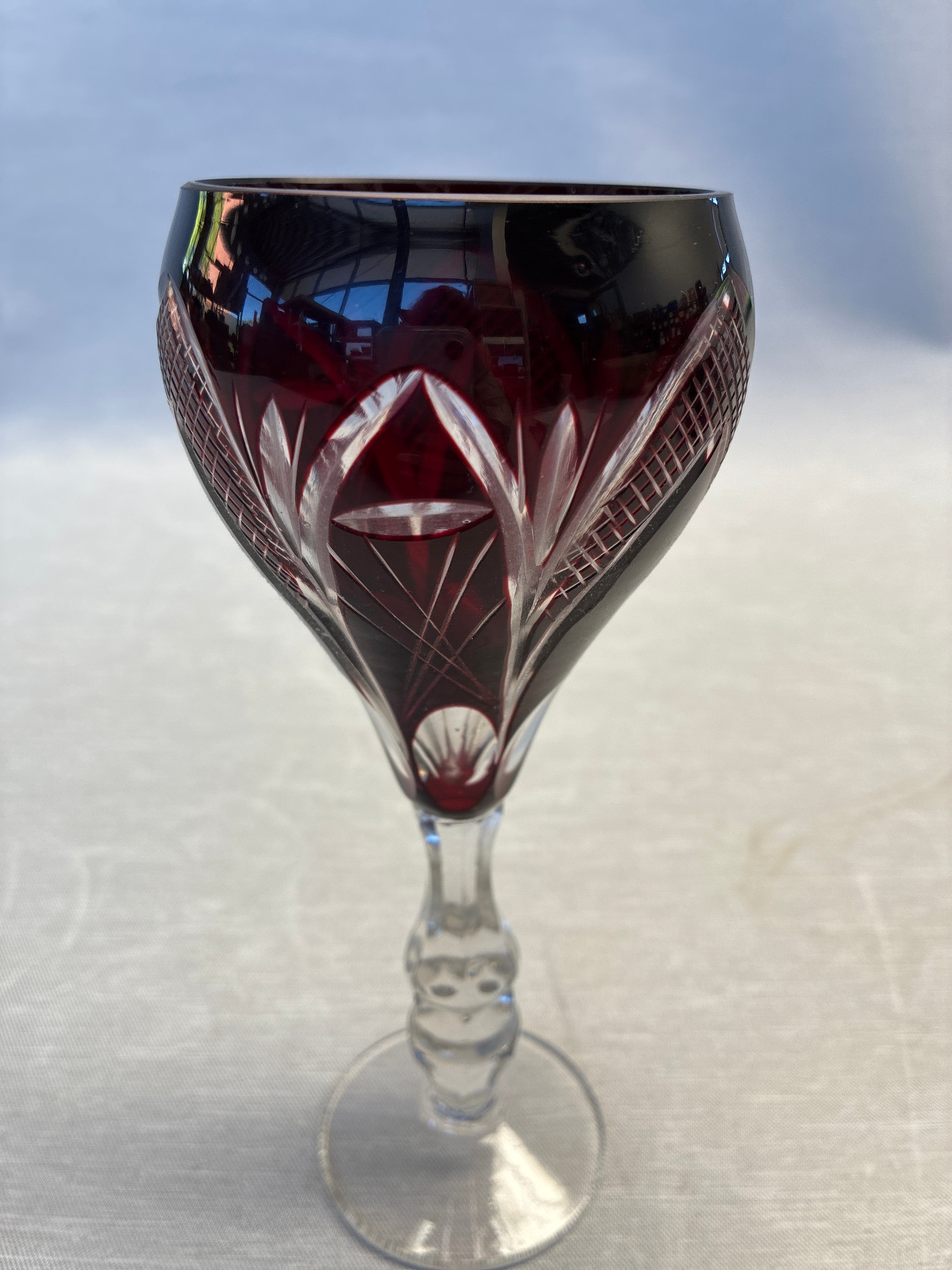 Bøhmisk Krystal Champagne Glas