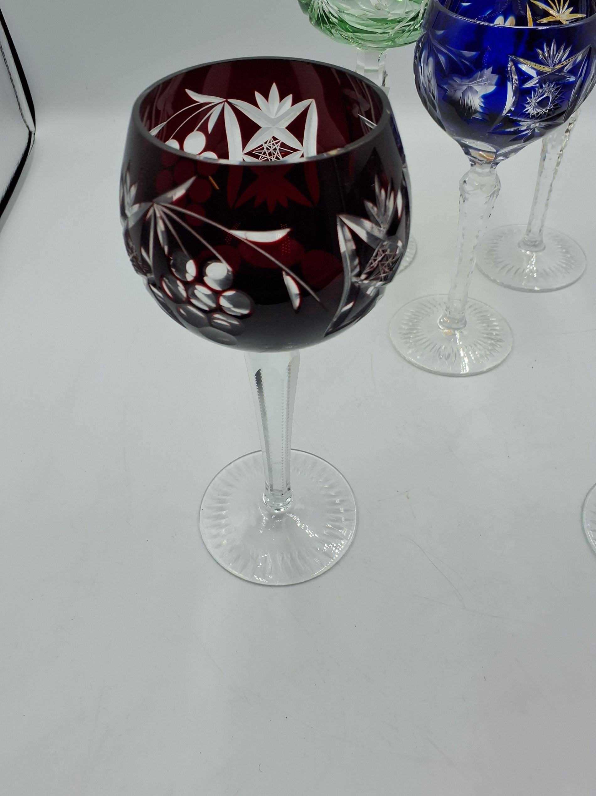 Böhmisk vin glas